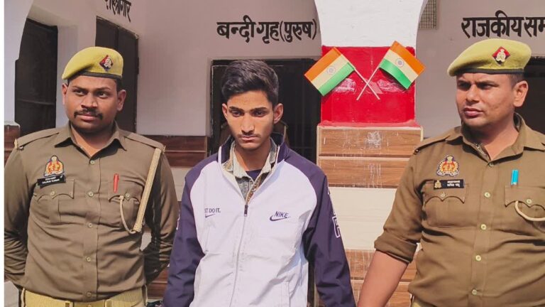 पाकिस्तानी मौलाना से ग्रुप वीडियो कॉल कर बात करने वाले युवक को संभल पुलिस ने किया गिरफ्तार