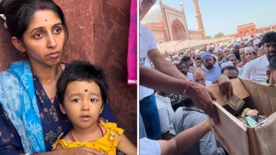 इंसानियत जिंदाबाद   —– एक हिंदू मां की बच्ची के लिए जामा मस्जिद में उठे मदद के सैकड़ों हाथ